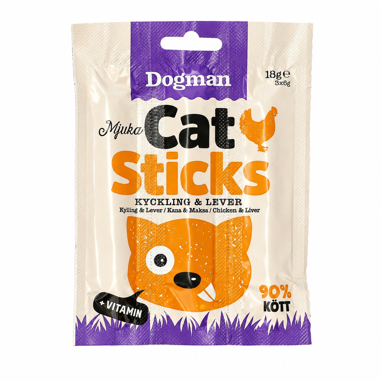 Cat Sticks med Kyckling & Lever (3-pack)