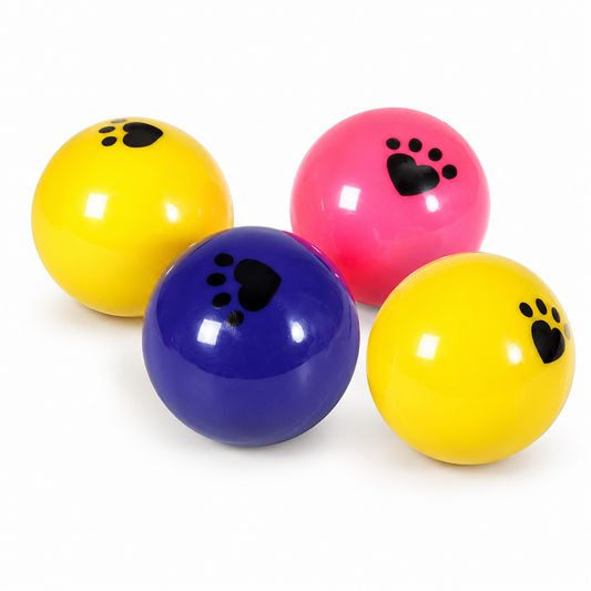 Ping pong bollar för katt i ett 4-pack för fartfylld och studsande lek