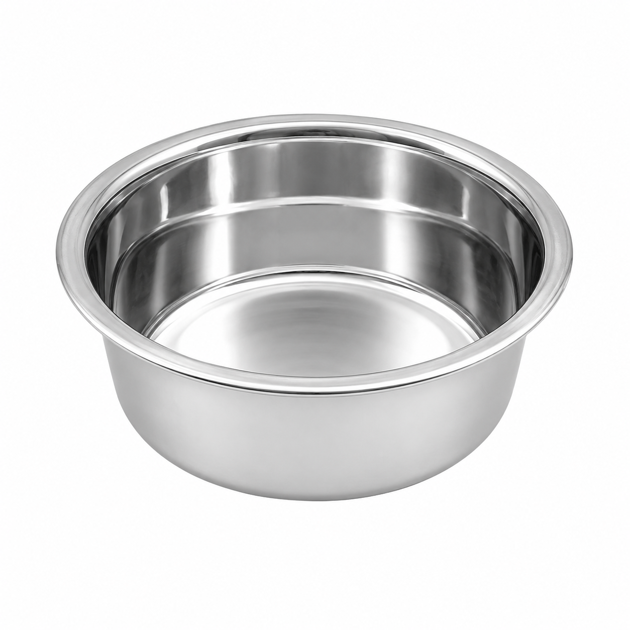 Rostfri matskål liten 0,75L – slitstark och hygienisk hundskål i mindre storlek