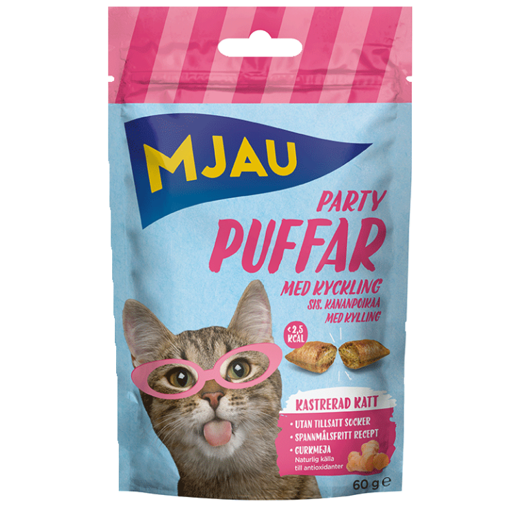 Partypuffar med Kyckling (60 g)