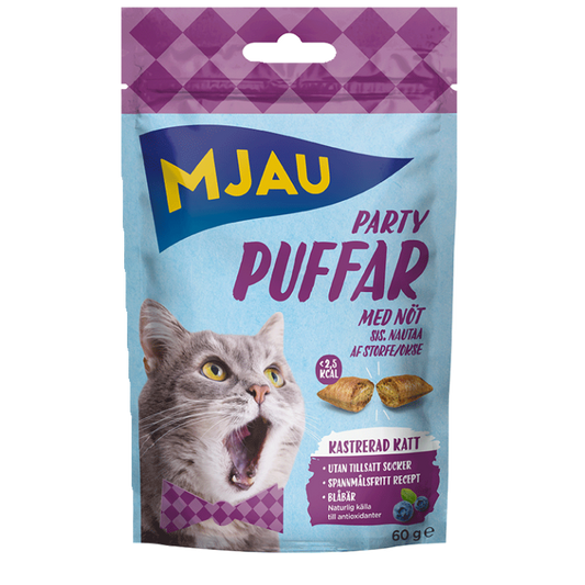 Partypuffar med Nötkött (60 g)