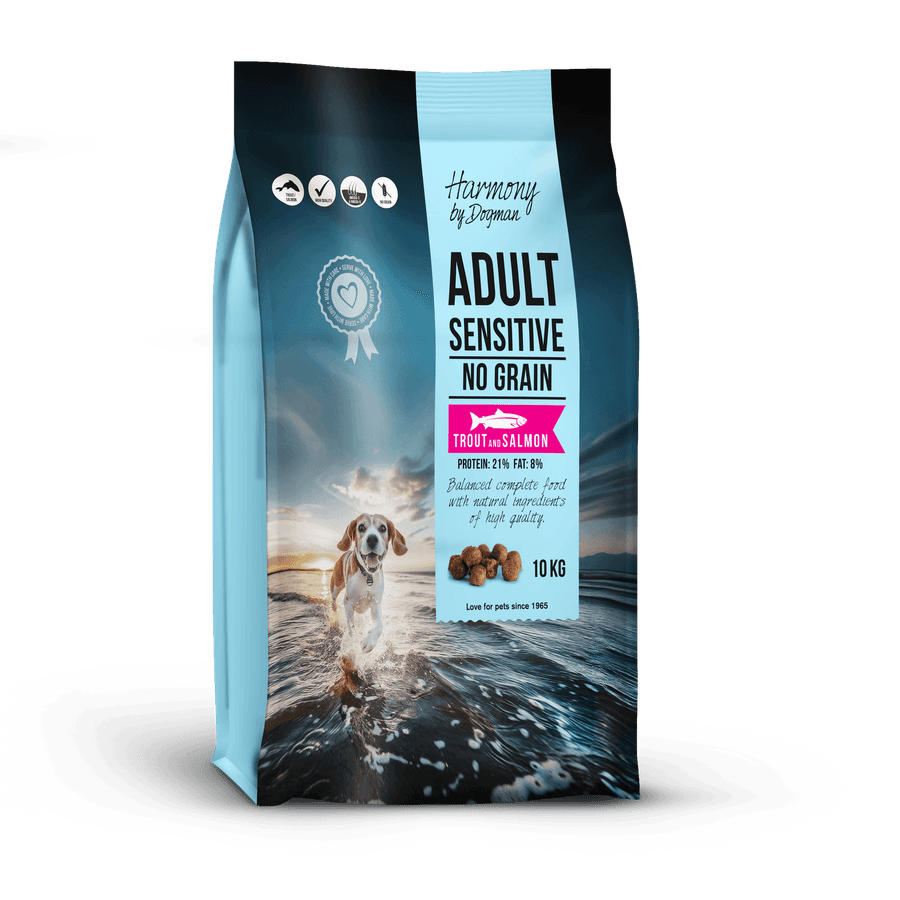 Spannmålsfritt Torrfoder Adult Sensitive 10 kg