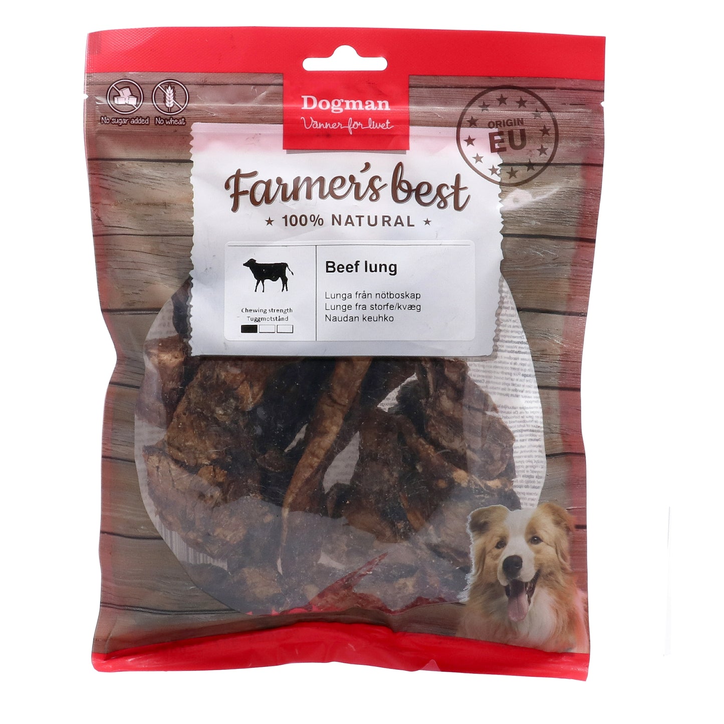 Naturligt Hundgodis Nötlunga 120 g