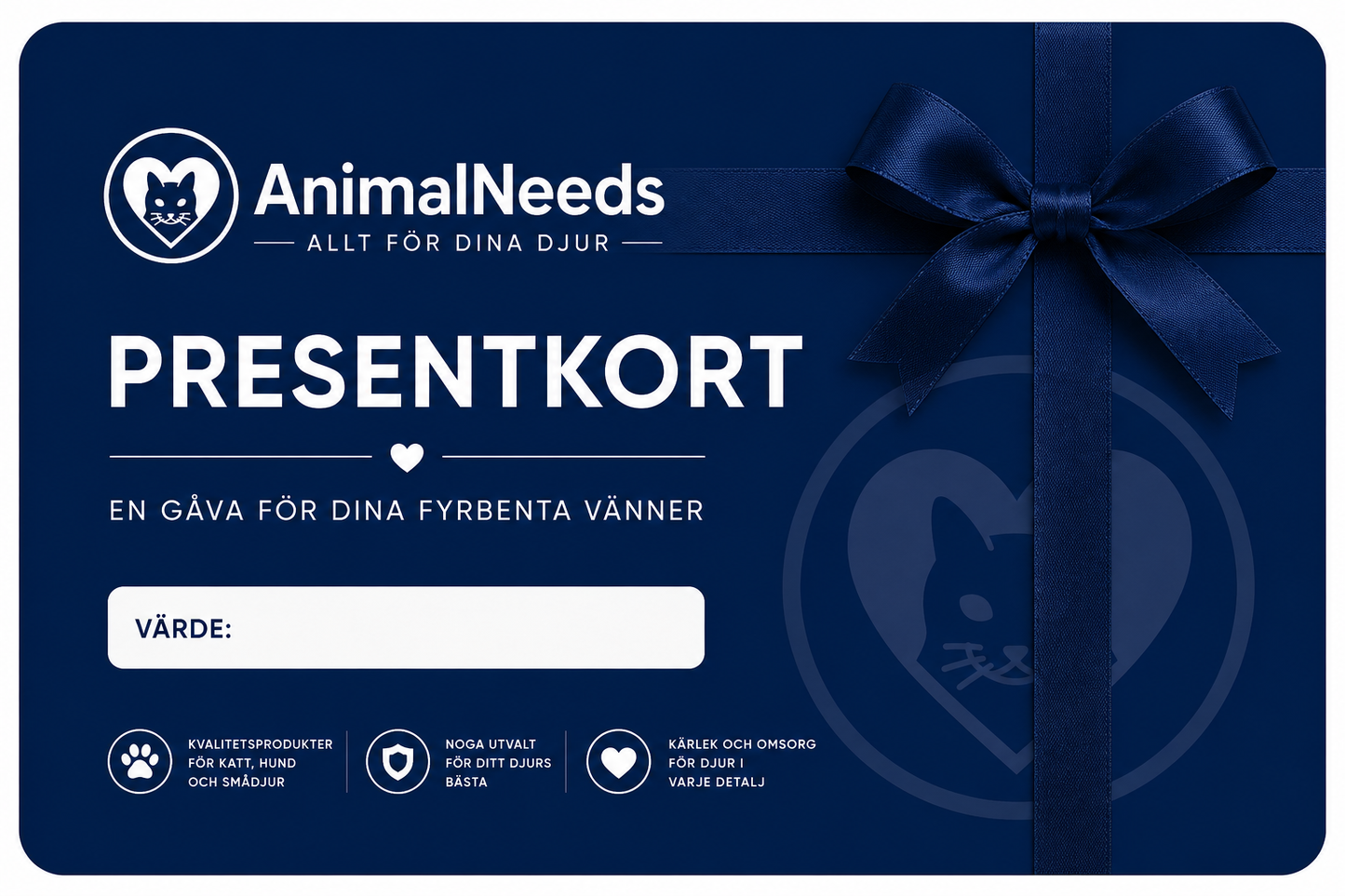 AnimalNeeds presentkort