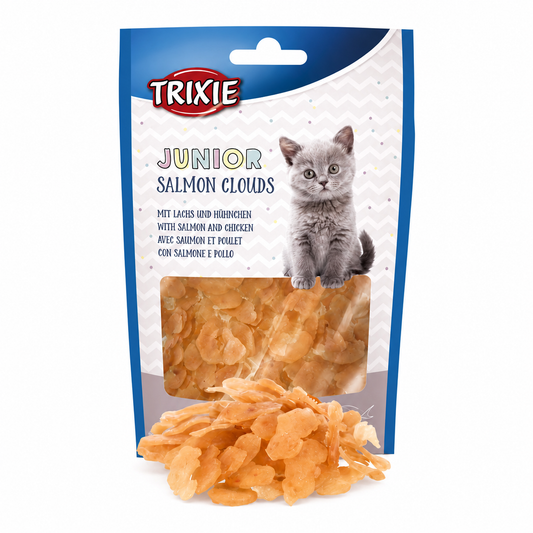 Kattgodis Junior Salmon Clouds Lax 40 g