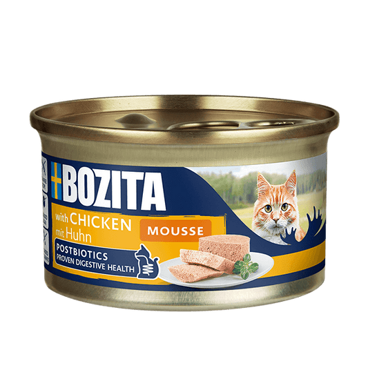 Bozita mousse med kyckling 85 g – mjukt och svenskproducerat våtfoder för husdjur