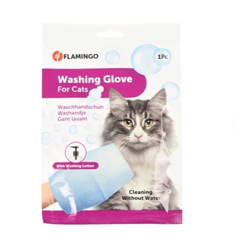 Pälshandske & Tvätthandske för Katt